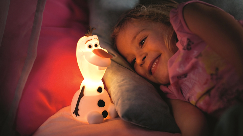 Illustration for article titled Philips' New Lights Are Glowing Versions Of Elsa, Olaf, and Spider-Man